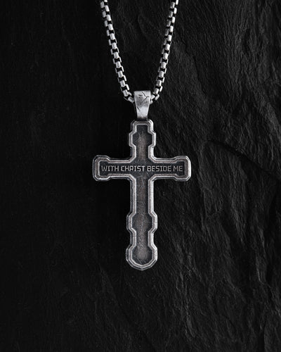 Croix en argent FILIUS UNIGENITUS DEI. INRI — vue 2