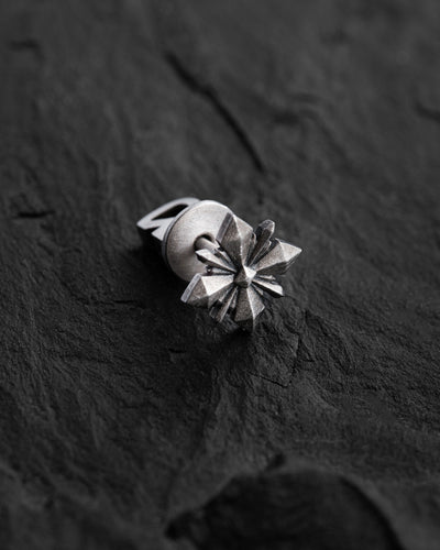 Pendiente individual de plata STELLA — imagen de producto 3