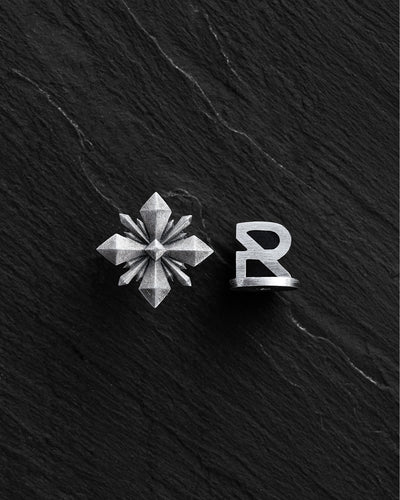Pendiente individual de plata STELLA — imagen principal