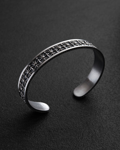 Brazalete de plata TRACERY — imagen principal