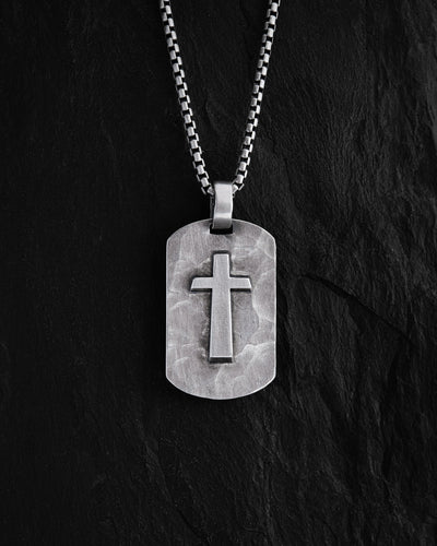 Silver pendant CROSS OF SALVATION
