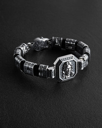 Silver bracelet JESUS CHRIST