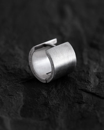 Pendiente individual de plata SOLID — imagen principal