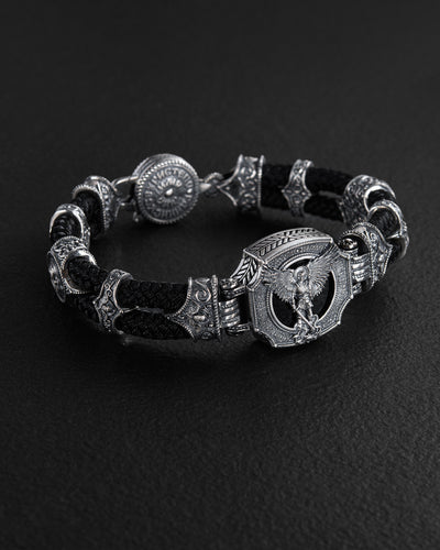 Pulsera de plata ARCHANGEL MICHAEL — imagen principal