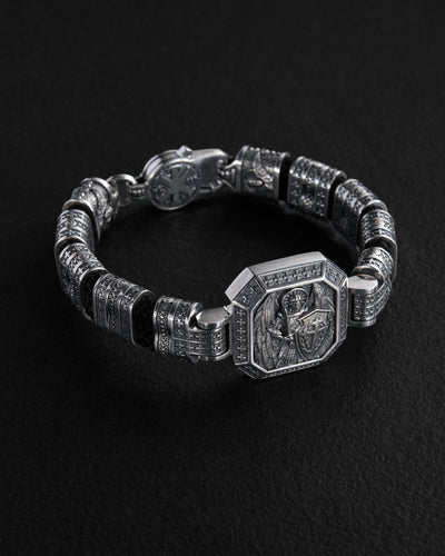 Silver bracelet SAINT MICHAEL