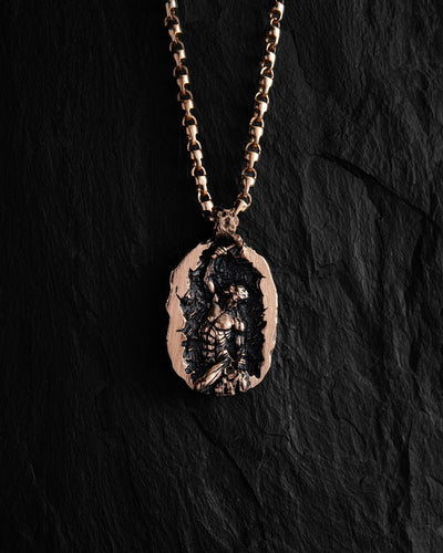 Pandantiv din aur roz de 14k SELFMADE
