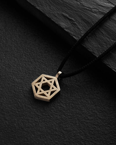 Hänge HEBREW STAR (14K gult guld) – produktbild 3