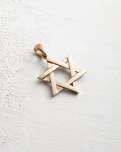 Pendant MAGEN DAVID (14k yellow gold)