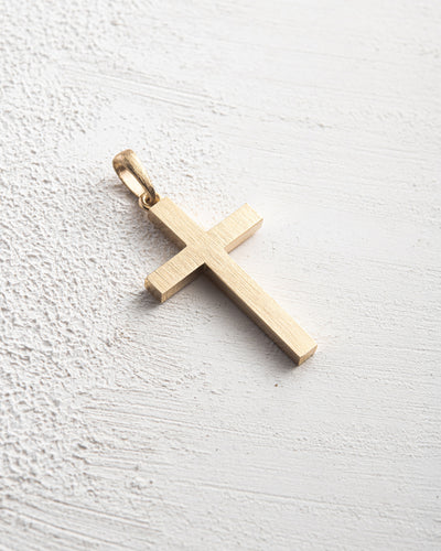 Kríž KRUIS MINIMAL (14k žlté zlato) – hlavný pohľad