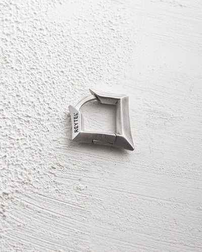 Enstaka silverörhänge FRAME – produktbild 3
