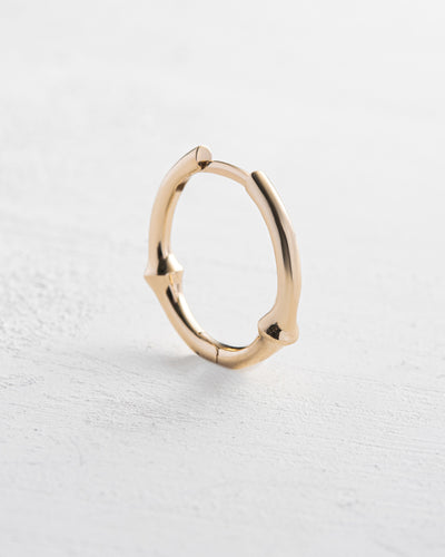 Örhänge - ring DOMAS (14K gult guld) – huvudbild