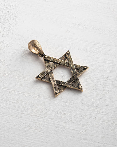 Pendant MAGEN DAVID (14k yellow gold)