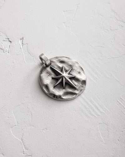 Silver pendant WINDROSE