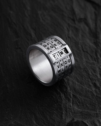 Silver ring MOOD