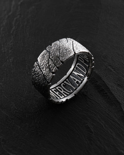 Silver ring GOD'S SHIELD