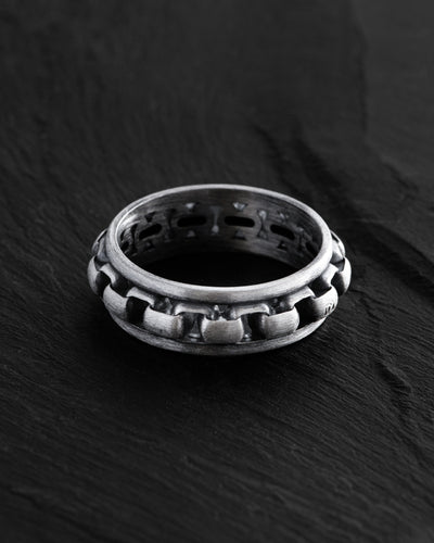 Silver ring ENDURING