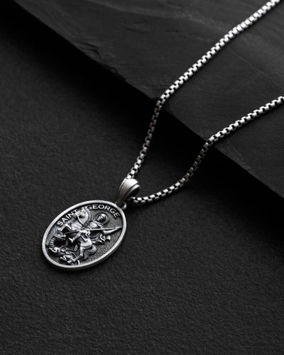 Silver pendant SAINT GEORGE
