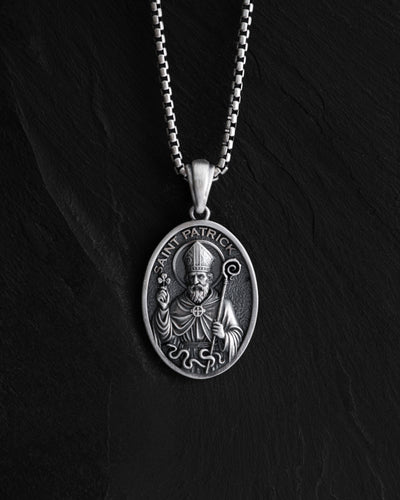 Silver pendant SAINT PATRICK