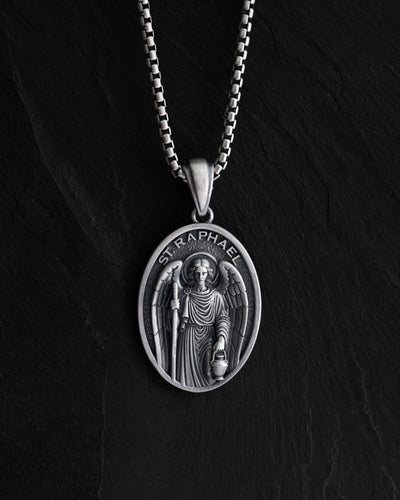 Silver pendant SAINT RAPHAEL