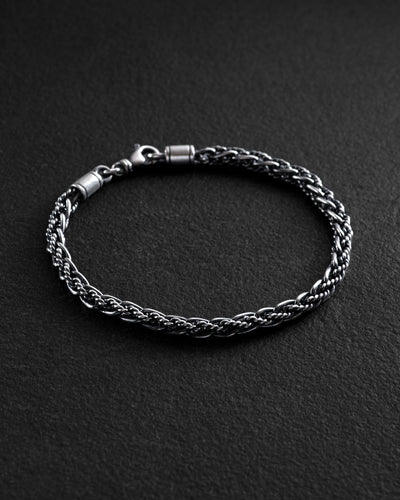 Silver bracelet ENTWINED
