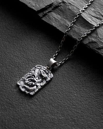 Silver pendant VIPERA