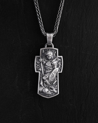 Silverkors ARCHANGEL MICHAEL – huvudbild
