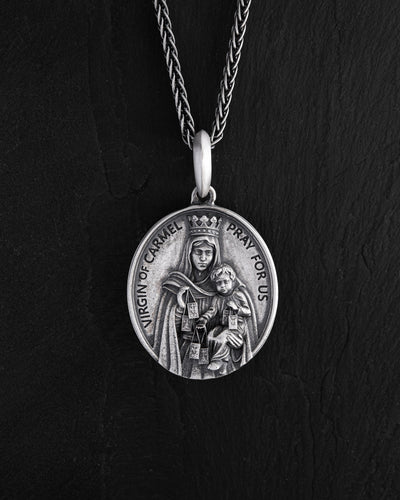Pandantiv din argint VIRGIN OF CARMEL