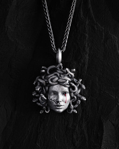 Silver pendant MEDUSA GORGON