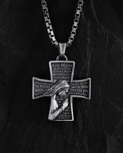 Silverkors HOLY MARY PRAYER – huvudbild