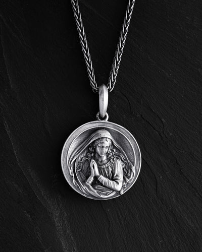 Colgante de plata HOLY MOTHER MARY — imagen principal
