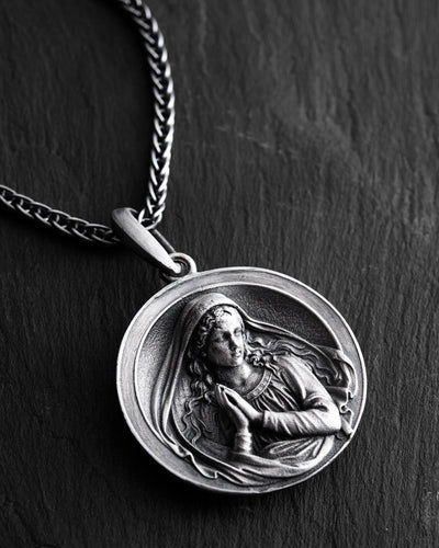 Colgante de plata HOLY MOTHER MARY — imagen de producto 3