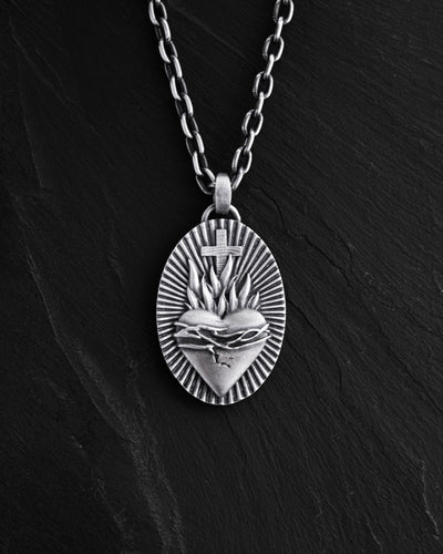 Colgante de plata SACRED HEART — imagen principal