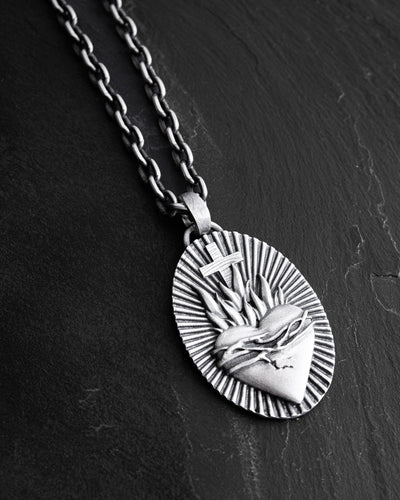 Colgante de plata SACRED HEART — imagen de producto 3