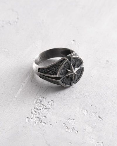 Inel din argint COMPASS — imaginea 3