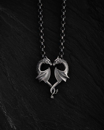 Hänge med kedja DRAGONS HEART – huvudbild