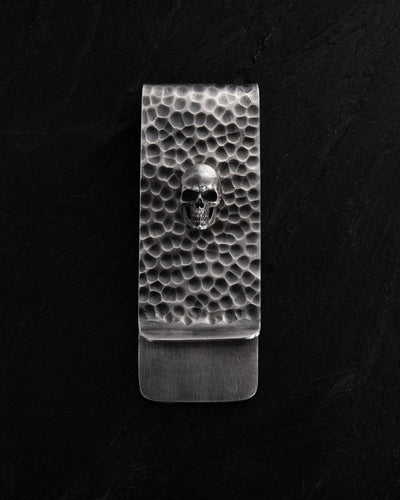 Silver sedelklämma MEMENTO MORI – huvudbild