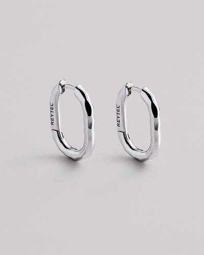 Silver earrings SHEEN