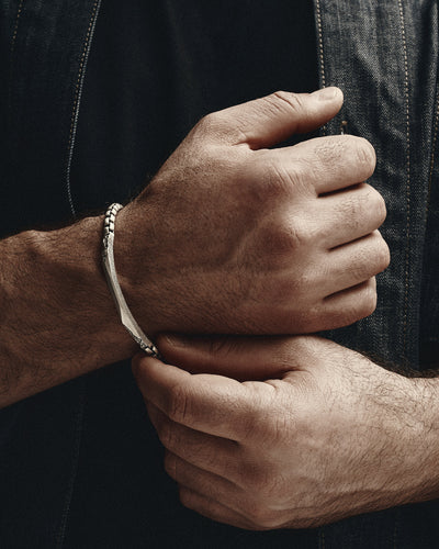 Ασημένιο βραχιόλι FORGED — εικόνα προϊόντος 2