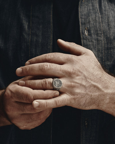 Silver ring YGGDRASIL - TREE OF LIFE