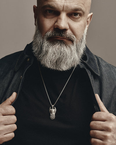 Strieborný prívesok VIKING WARRIOR ODIN – pohľad 2