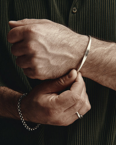 Brazalete de plata KLOEK — imagen de producto 2
