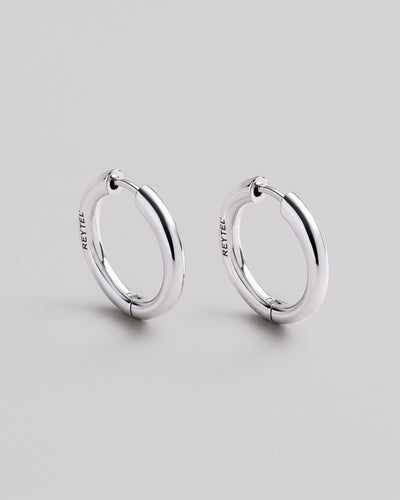 Silberohrringe THE HOOP M