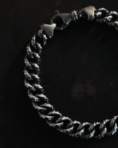 Pulsera de plata CRUMPLED — imagen de producto 2