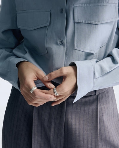 Silver ring INDOMITA