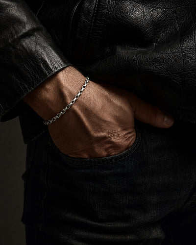 Silver bracelet ENDURING