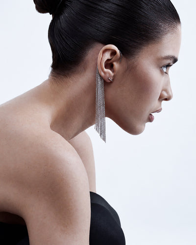 Ear cuff individual din argint FLUMEN