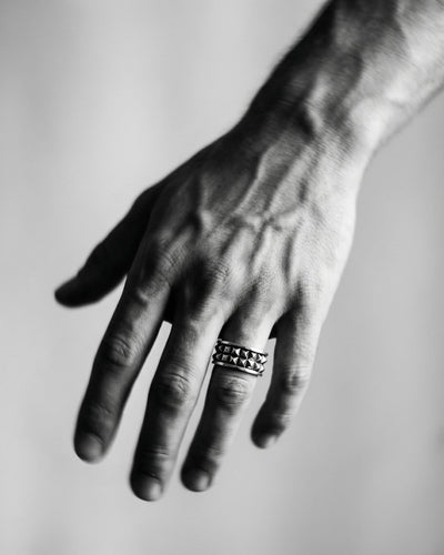 Bague en argent STRUCHTUR