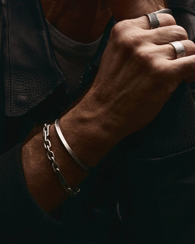 Brazalete de plata HINGABE — imagen de producto 4