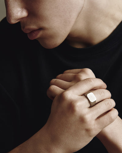 Bague en argent STEMPEL — vue 2