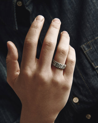 Bague en argent VALHALL M'ATTEND — vue 2